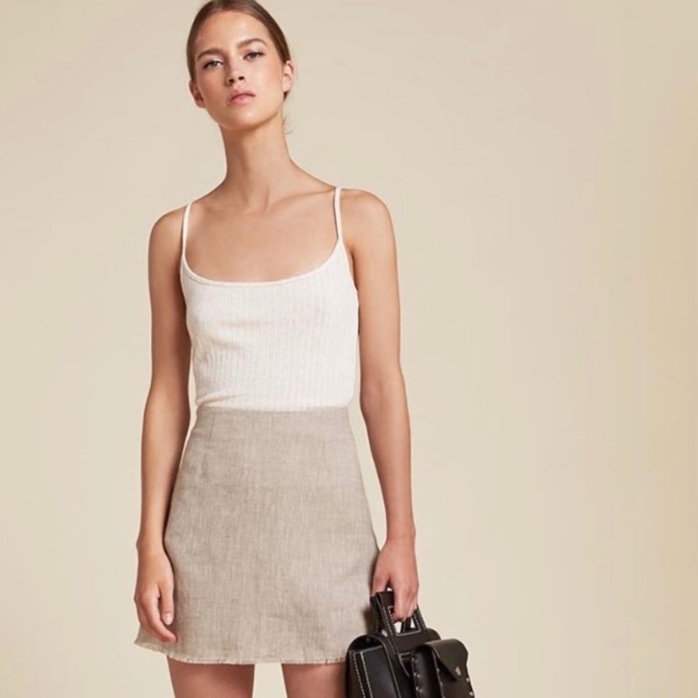 Emporio Armani Micro Mini Skirt 100% Virgin Wool